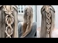 Rope Braid Chain Link ⛓ Half Up Hairstyle