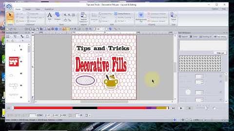 Tips and Tricks with Decorative Fills using PE Design 11