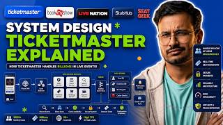 Ticketmaster System Design Explained | Design a Flash Sale Ticket Booking System