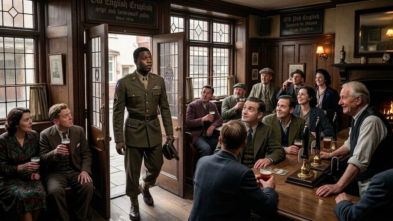 When a Black US Soldier Entered a British Pub For The First Time - YouTube