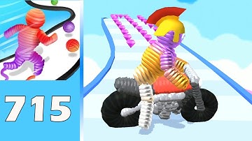 Rope-Man Run (IOS/Android) NEW UPDATE Gameplay Walkthrough All Level Eps 715 #Shorts