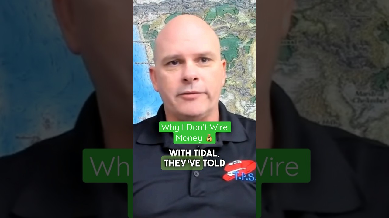 Why I don’t like to wire money 