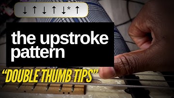 Double Thumb Slap Tips‼️ The Upstroke Pattern 😱