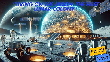 "Living on the Moon: The First Lunar Colony." | The Shift Space