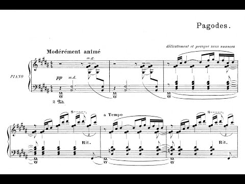 Debussy - Pagodes (Nelson Freire, piano)