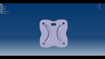 CATIA V5 - Generative Shape Design - Sheet Metal TV Support Bracket Tutorial