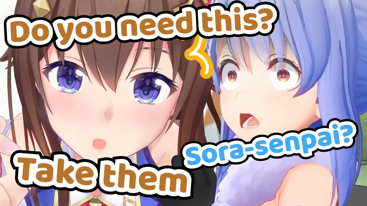 Pekora Was Really Surprised When Sora Came To Help Her【Hololive | Usada Pekora】