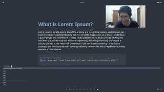 Emacs for Presentation Demo