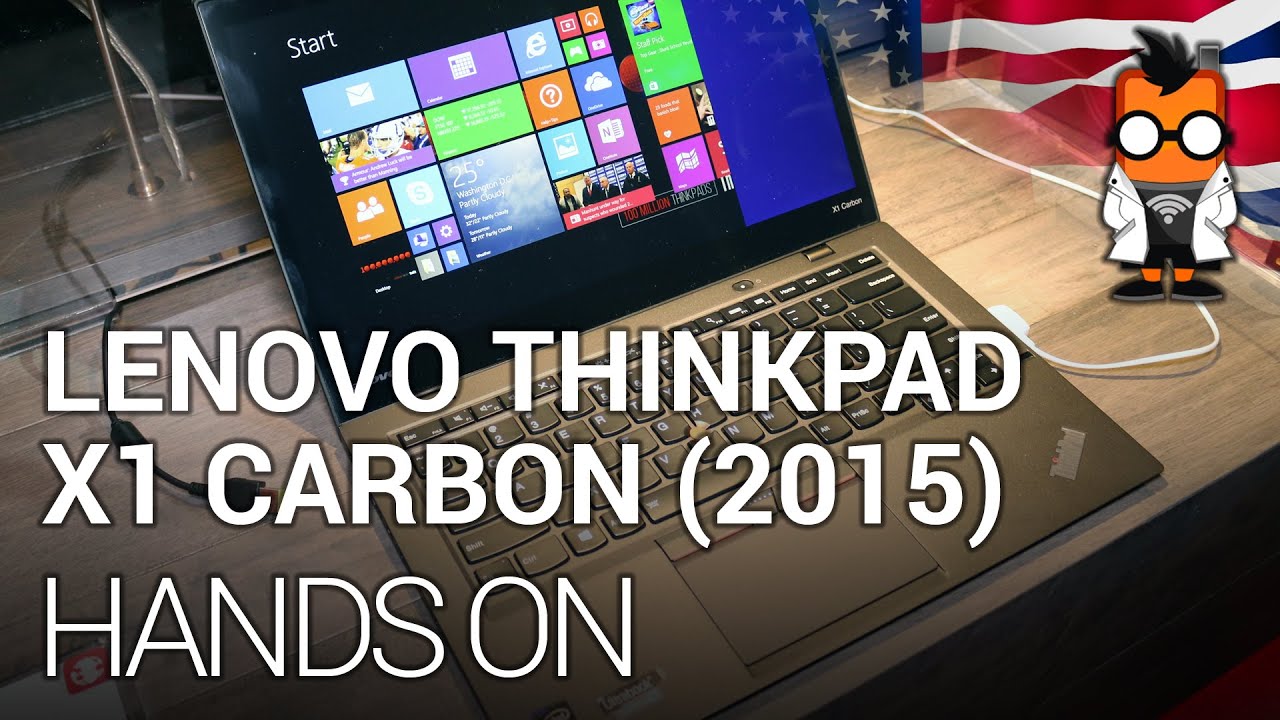 Lenovo Thinkpad X1 Carbon 15 Ultrabook Hands On At Ces 15 English Youtube