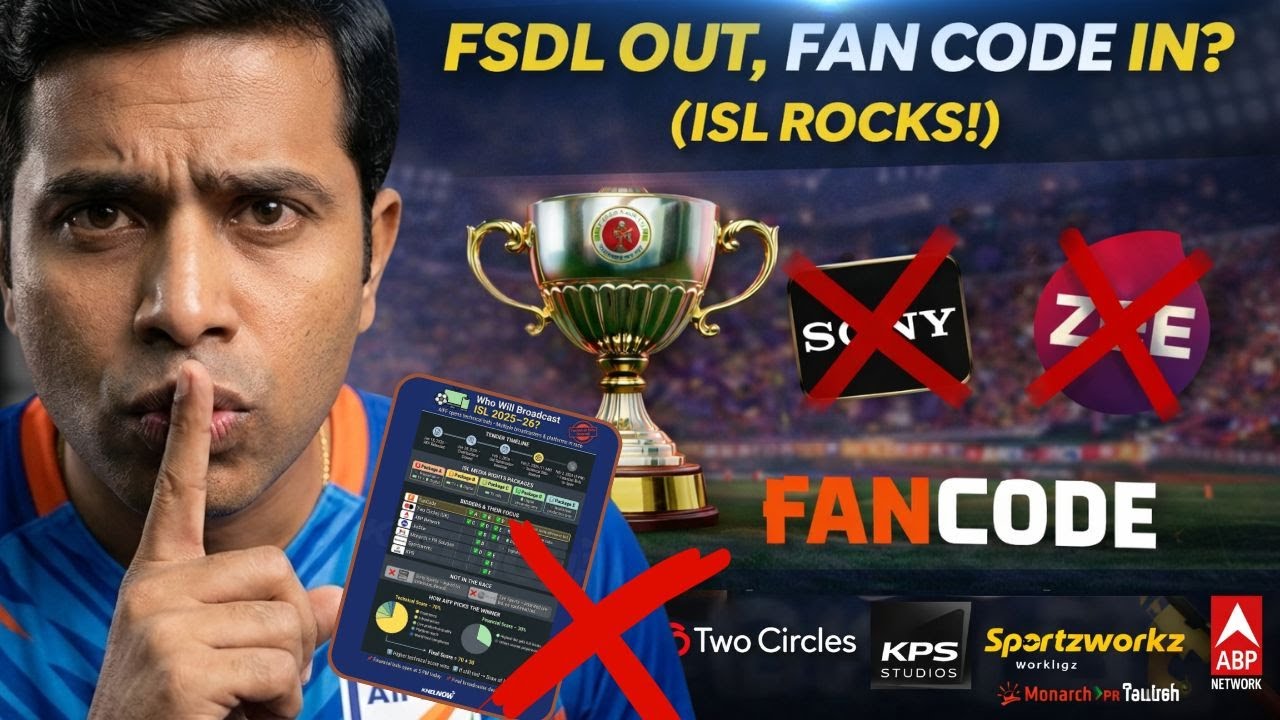 🔴FANCODE IN & JIO Entry ? 🤯 ISL Media Rights Explained | AIFF Broadcast ...