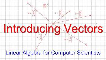 Linear Algebra for Computer Scientists.  1. Introducing Vectors