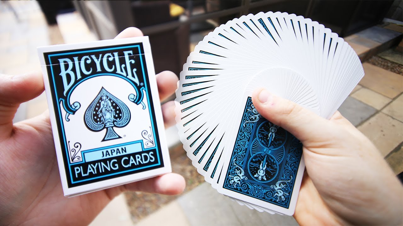  Blank Playing Cards Bicycle Deck - Blue Backs : Toys