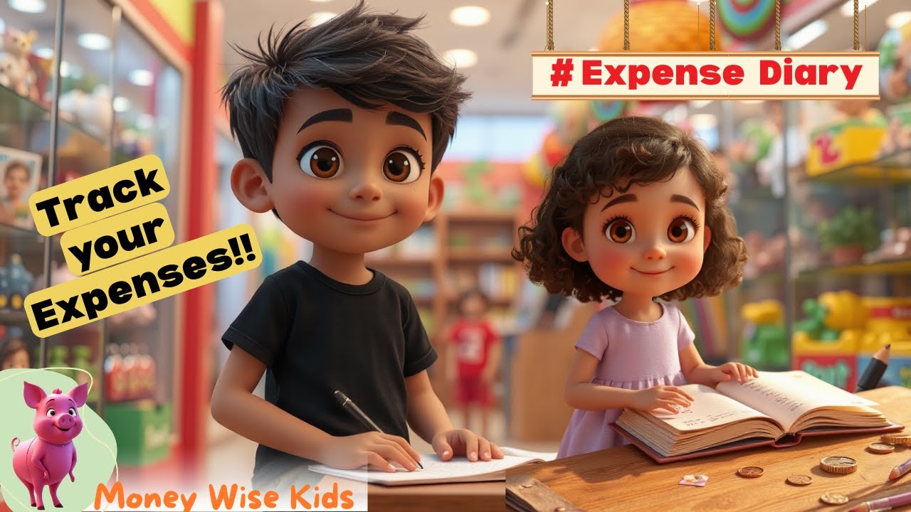 S5_Ep6_Expense Diary | Money Wise Kids | Learn to Track Your Pocket Money