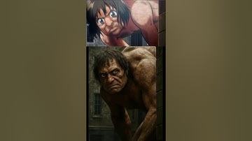 Attack on Aberrant Titans on Real Life AI | #aot #attackontitan #anime #ai #shorts