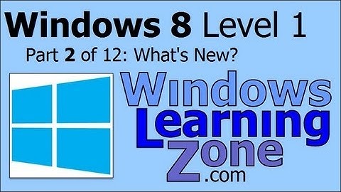 Microsoft Windows 8 Tutorial Part 02 of 12: What