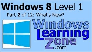 Famous Microsoft Windows 8 Tutorial Part 02 of 12: What's New Profile