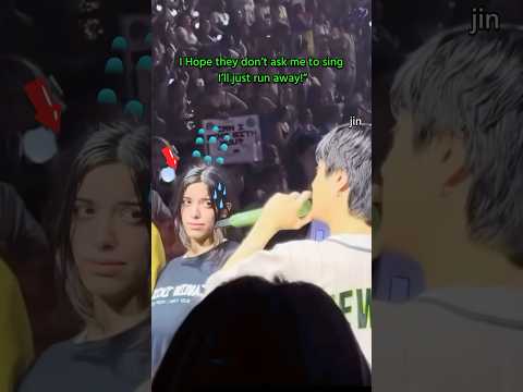 Girl Hiding From Jin Bts Jin 