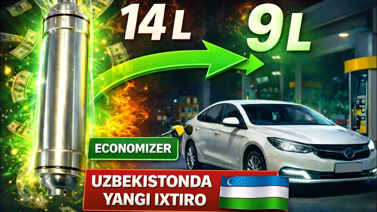 O'zbekistonda benzin tejaydigan ixtiro sinovdan yaxshi o'tdi