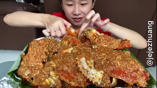 CRAB EGGS FROM WAROENG KEPITING MEDAN 13 🔥👍🏻 #JEJEZHUANG #MUKBANGJEJEZHUANG