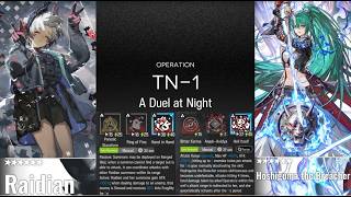 (TN-1(Basic Trial)) 2 Top 1 Lv1 Operator (Arknights : A Duel at Night)