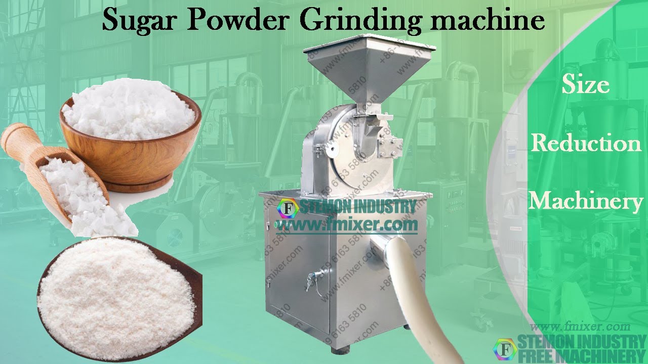 Sugar Grading Machine Sugar Grinding Mill Machine - YouTube