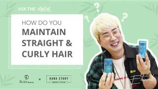 Ask The Stylist: How Do You Maintain Straight & Curly Hair