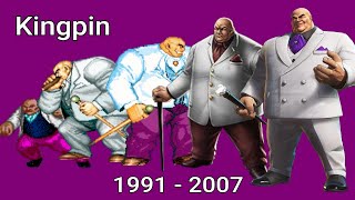 All classic games with Kingpin Marvel boss ( NES, SEGA, Arcade, GBA, PC 1991 - 2007 )