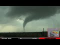 Insane tornado and supercells in the texas panhandle  live as it happened