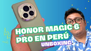 ¡Llegó HONOR MAGIC 6 PRO en Perú!: Unboxing en español ¡YA LO TENGO!