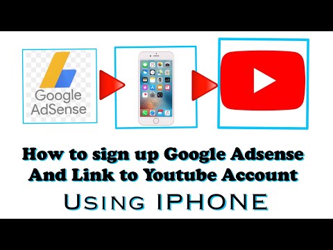 Como se inscrever Google Adsense e Link para a conta do YouTube usando o iPhone