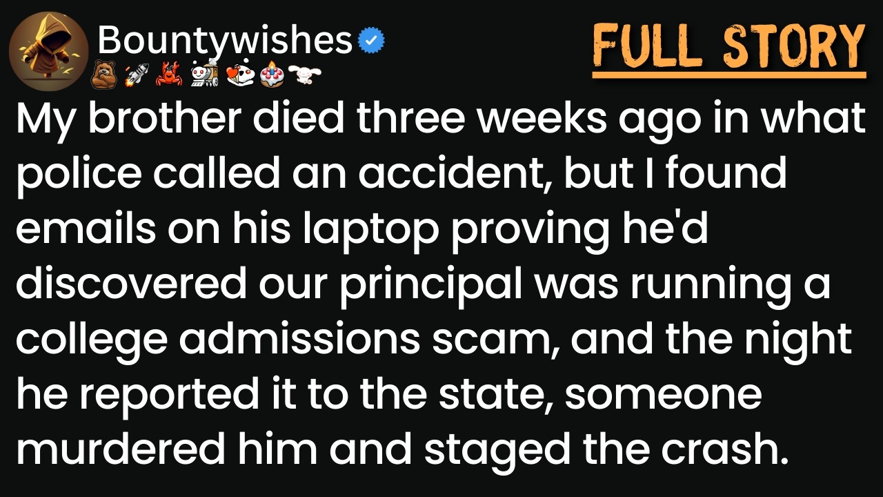 The secretary warned me to stop investigating my brother’s accident because I was in danger.