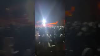 شب‌مانی کشاورزان و مردم اصفهان در بستر زاینده‌رود