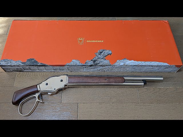 GOLDEN EAGLE】Winchester M1887 SV Wide Lever Ver - YouTube