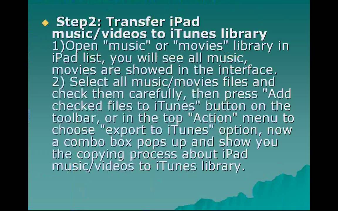 How to transfer iPad music/videos to iPad on Mac YouTube
