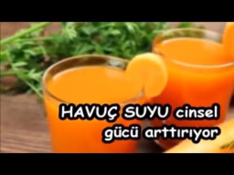 HAVUÇ SUYU Cinsel Gücü Arttırıyor …