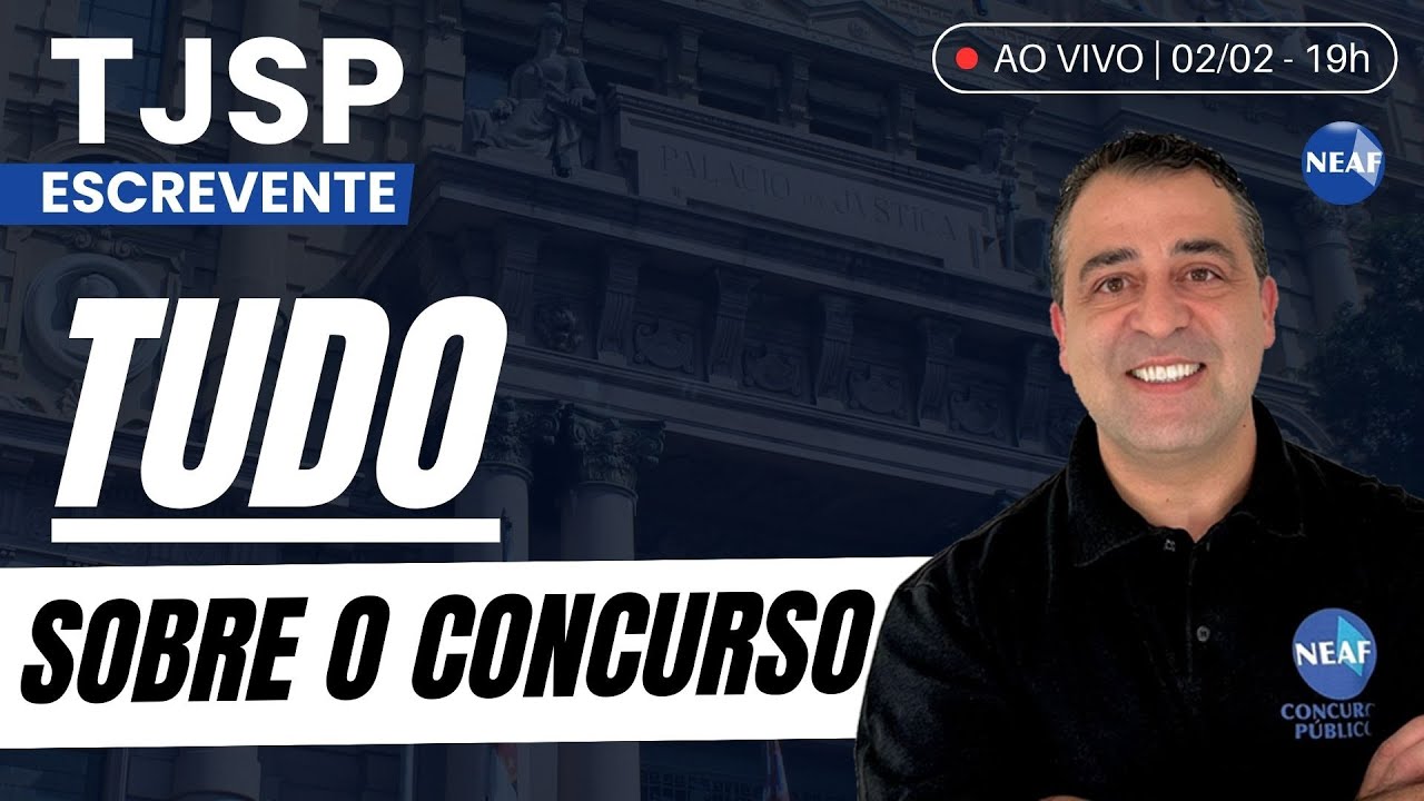 🔴 ESCREVENTE TJSP 2026 | O Que VOCÊ PRECISA SABER Para Ser Aprovado No Concurso