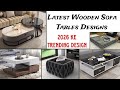 Latest Wooden Sofa Tables Designs || wooden coffee tables || simple modern central tables designs