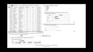 Q10 - Database and SQL - Paper 2 oct / nov 23 Cambridge iGCSE Computer Science