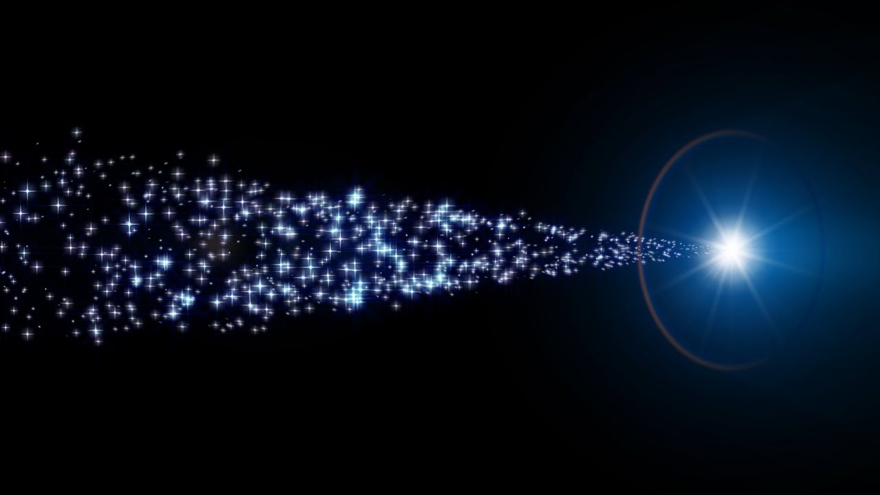 フリー素材 光のパーティクルを放射しながら飛来するレンズフレア ブルー 無料動画 映像素材サイト ナカネオ Youtube