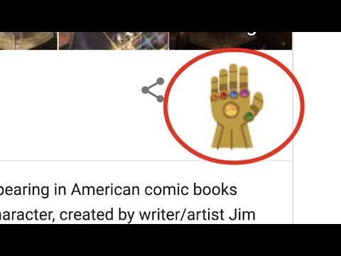 GOOGLE THANOS| google Easter egg