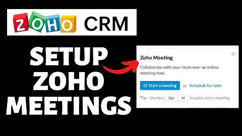 How To Setup Zoho Meetings on Zoho CRM | Zoho CRM Tutorial