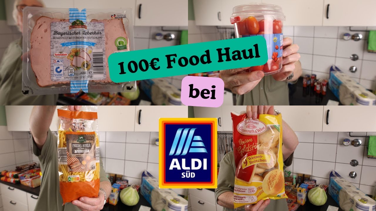 Ca.100€ Foodhaul bei Aldi Süd für eine Woche - Food Haul