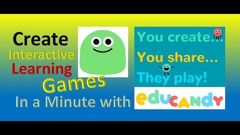 Educandy Tutorial | Create Interactive Learning Games in a minute | Educandy App || Mahesh Jain ||