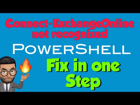 How to Fix Connect-ExchangeOnline not recognized Error in PowerShell