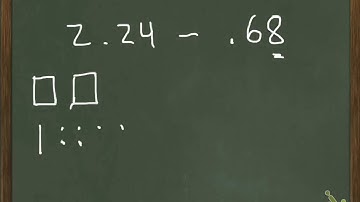 Lesson 3.6 decimal subtraction base ten blocks