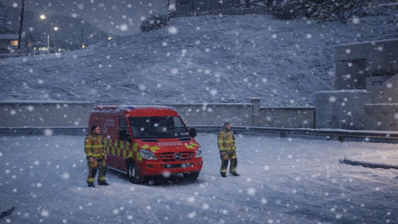 |GTA5 Firecallout Ep68| - Sneen falder og FE19 fra HBR skal ud