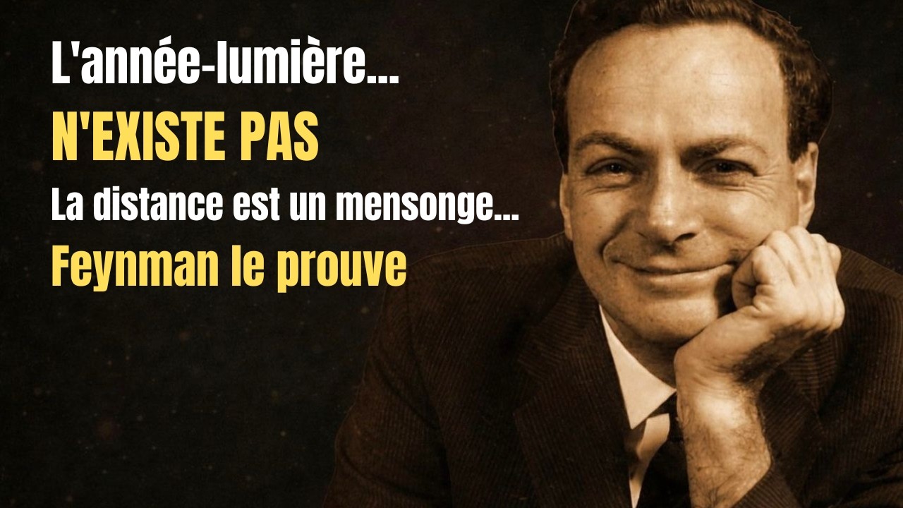 L'ANNÉE-LUMIÈRE N'EXISTE PAS : RICHARD FEYNMAN EXPLIQUE.