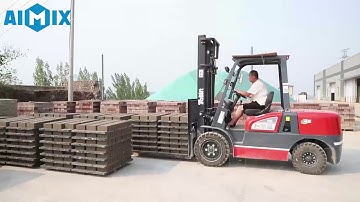 AIMIX Full Automatic Concrete Block Making Machine Working Cycle