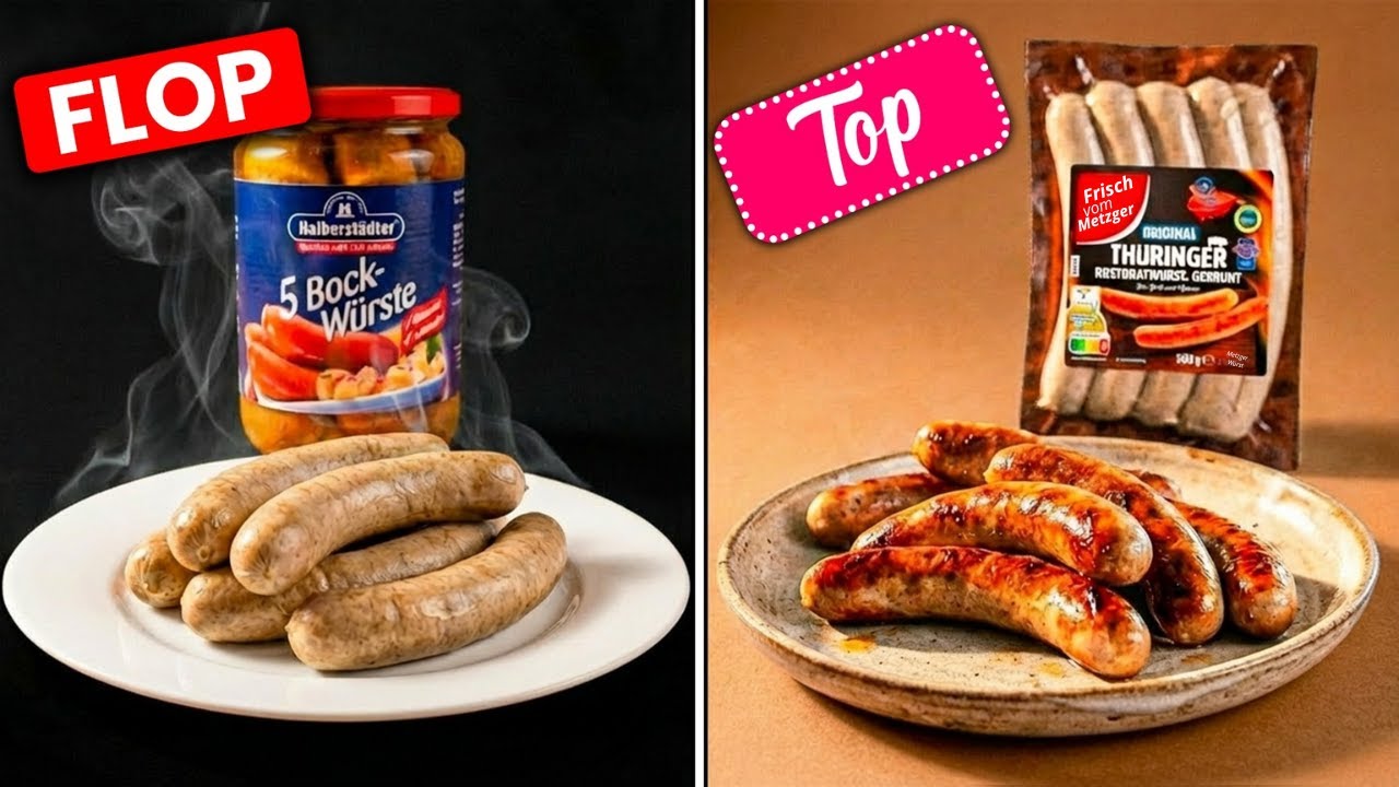 5 deutsche Würste, die du NICHT kaufen solltest – und 5, die richtig gut sind