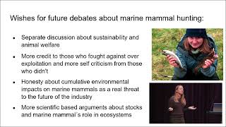 Is marine mammal hunting compatible with youth visions for the future by Therese Hugstmyr Woie